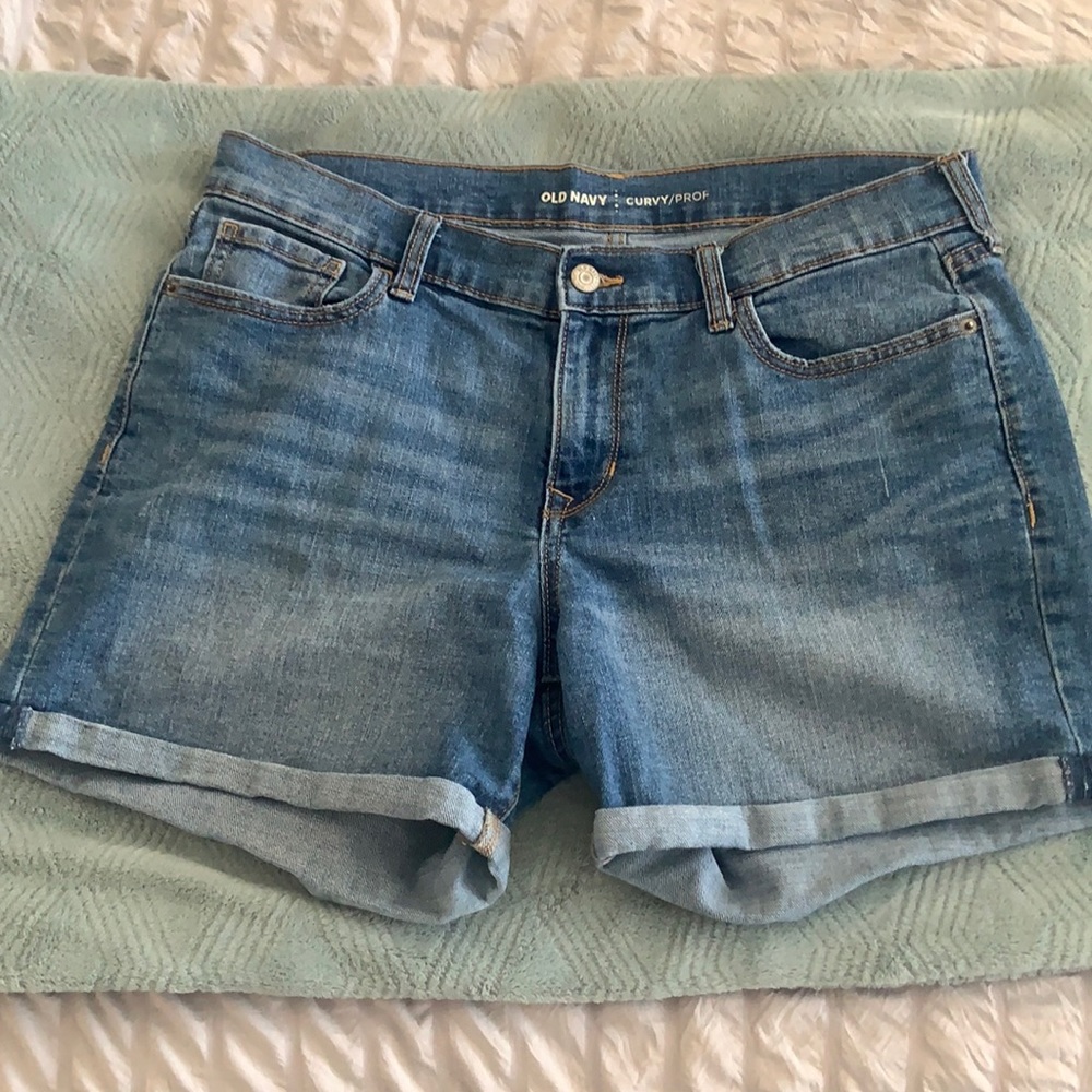 Denim shorts